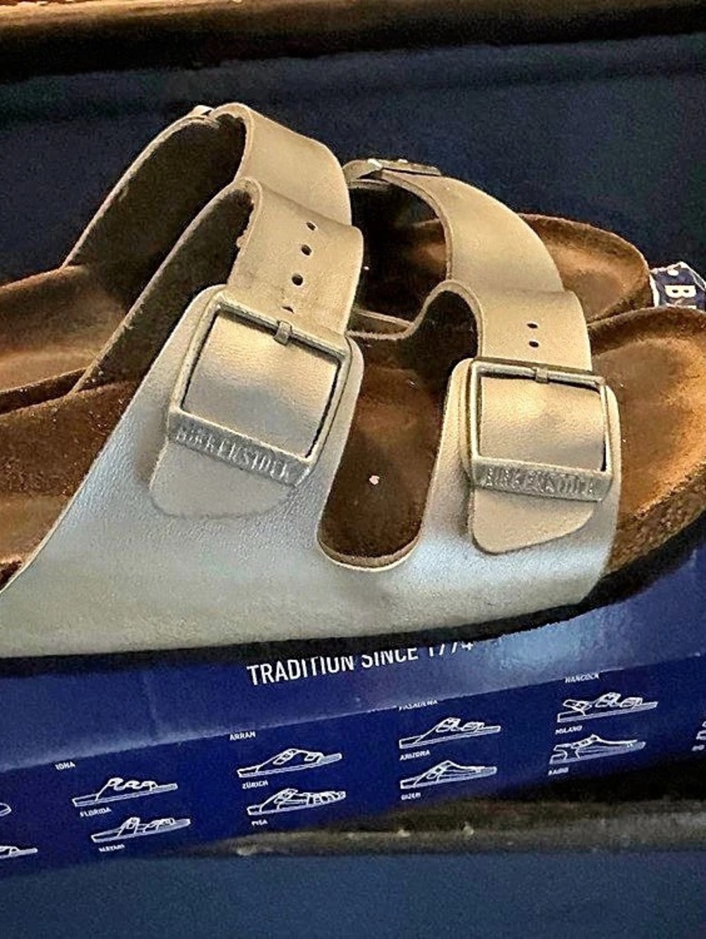 Birkenstock Arizona BS Arizona Sandals Silver US 6 N